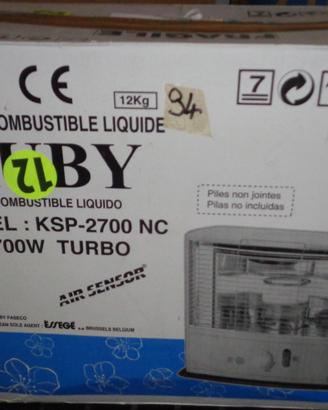 Stufa a combustibile liquido ruby 2700w
