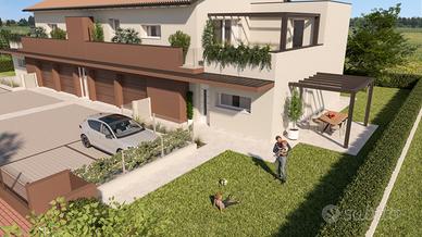 Nuovo 3 camere al piano terra con giardino