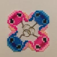 Portachiavi Stitch Perline da Stirare