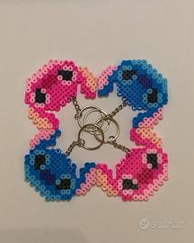 Portachiavi Stitch Perline da Stirare