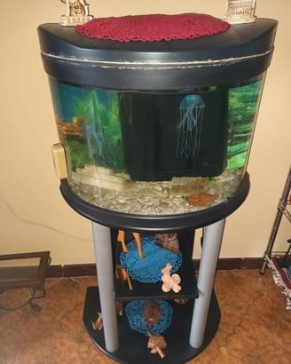 acquario con mobiletto