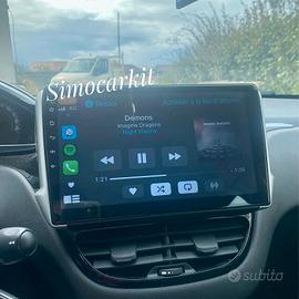 Car Tablet Android 8+256Gb Per Peugeot 208 2008