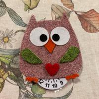 Disco orario gufo artigianale