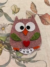 Disco orario gufo artigianale