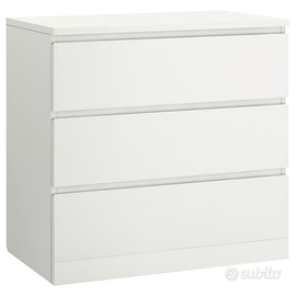 Cassettiera Ikea Malm 3 Cassetti