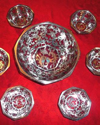 Servizio in cristallo - vintage - Spada - Milano