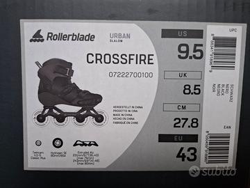 ROLLERBLADE CROSSFIRE TAGLIA 43