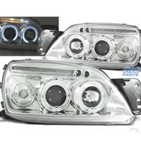 FARI FORD FIESTA 99-02 ANGEL EYES FONDO CROMATO