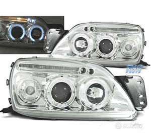 FARI FORD FIESTA 99-02 ANGEL EYES FONDO CROMATO