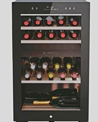 cantinetta vino Haier, 2 zone, libera installaz. 