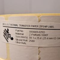 ZEBRA Etichette 38x25, 12 rotoli