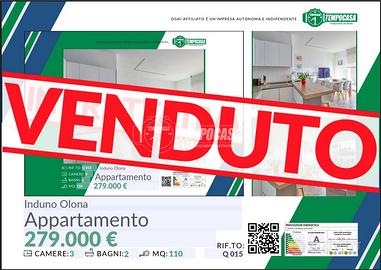 QUADRILOCALE IN A4 CON DOPPI SERVIZI E TERRAZZO