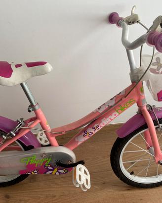 Bici bambina Dino Bikes 16” con cestino
