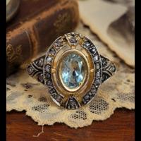 anello art decò stile antico 