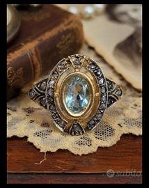 anello art decò stile antico 