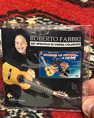 Set di corde speciali colorate per chitarra