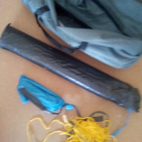 Tenda + materasso 2 posti, da campeggio