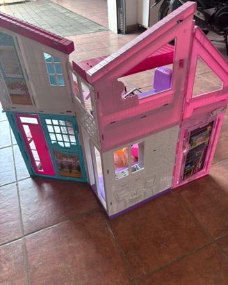Barbie casa dei sogni. moto, macchina e altro