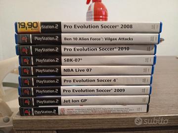 Lotto 9 Giochi PlayStation 2 PS2 Calcio e Vari