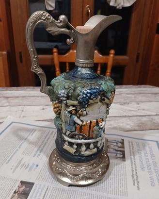 caraffa ceramica collezione borghini