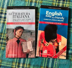 N.6 cd lingua inglese e n.6 cd letteraturaitaliana