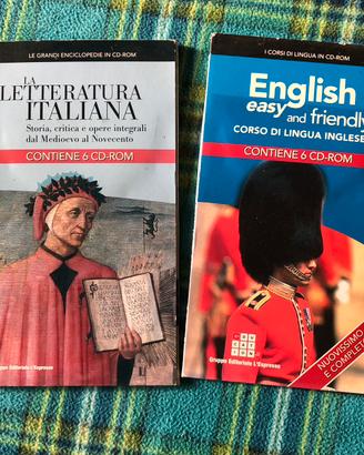 N.6 cd lingua inglese e n.6 cd letteraturaitaliana
