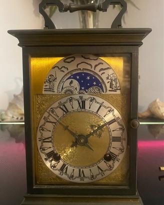 Orologio da tavolo meccanico ottone massiccio