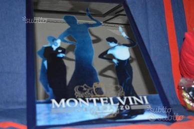 Insegna Pubblicitaria a specchio Montelvini
