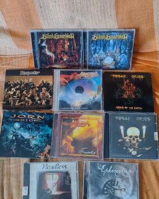 Lotto CD Power Metal Blind Guardian e altri  10 CD