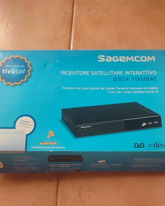 Ricevitore Satellitare Interattivo DS74 TIVUSAT 