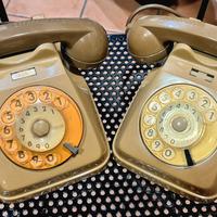 2 Telefoni SIP vintage anni 60/70/80 rotella disco