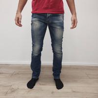 Jeans Uomo Sorbino Slim Fit - Blu Scuro/Lavato