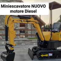Miniescavatore NUOVO Motore diesel