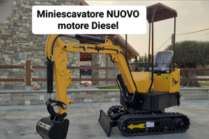 Miniescavatore NUOVO Motore diesel