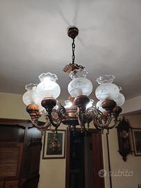 lampadario anni 70 in perfetto stato