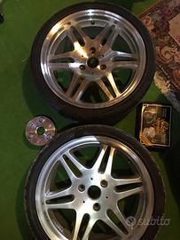 Cerchi smart brabus originali da 17 e distanziali