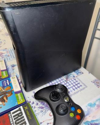 Xbox 360 slim + kinect e 6 giochi
