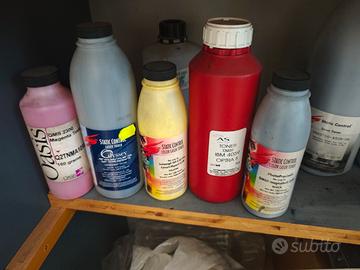 polveri per ricarica toner stampanti laser 