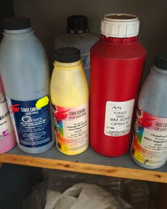 polveri per ricarica toner stampanti laser 
