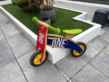 Bici legno bimbi senza pedali