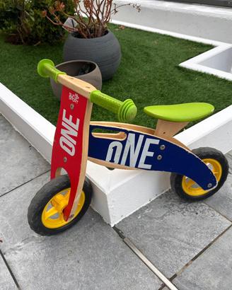 Bici legno bimbi senza pedali