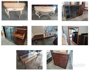 MOBILIO CLASSICO CONSOLLE, SPECCHIERA, TAVOLO