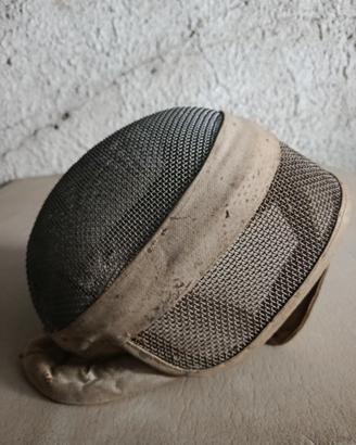 Maschera protettiva in ferro vintage scherma
