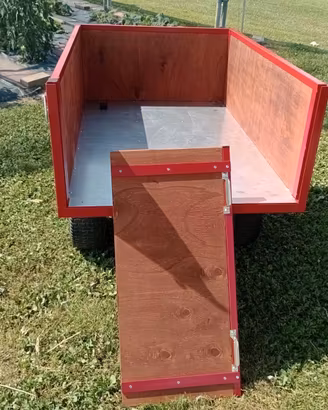 CARRETTO PER GIARDINAGGIO ROSSO