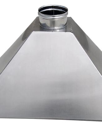 Cappa barbecue in Acciaio Inox cm 80x50 a parete