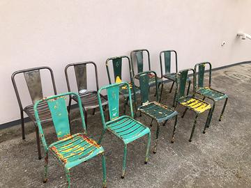 Sedie Tolix t4 originali anni ‘50