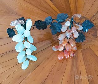 2 Grappoli Uva Vintage Pietre Dure