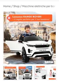 macchina elettrica per bimbi 