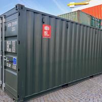 Container Marittimo 20' Box - Verde Scuro RAL 6007