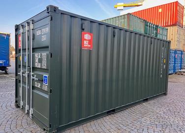 Container Marittimo 20' Box - Verde Scuro RAL 6007
